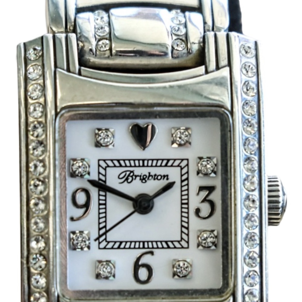 Ladies BRIGHTON "Turin" Watch Silver and Swarovski Crystals - Picture 2 of 4